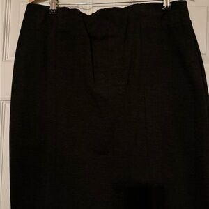 Elegant Charcoal Gray Pencil Skirt